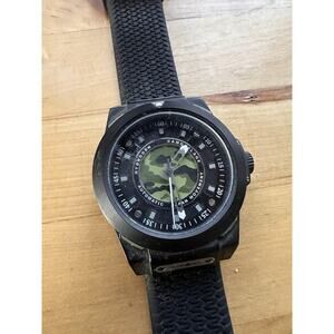 Hydrogen Sportivo Watch Camouflage Black Rare NH38A Japanese 3-hand Worn Once!!